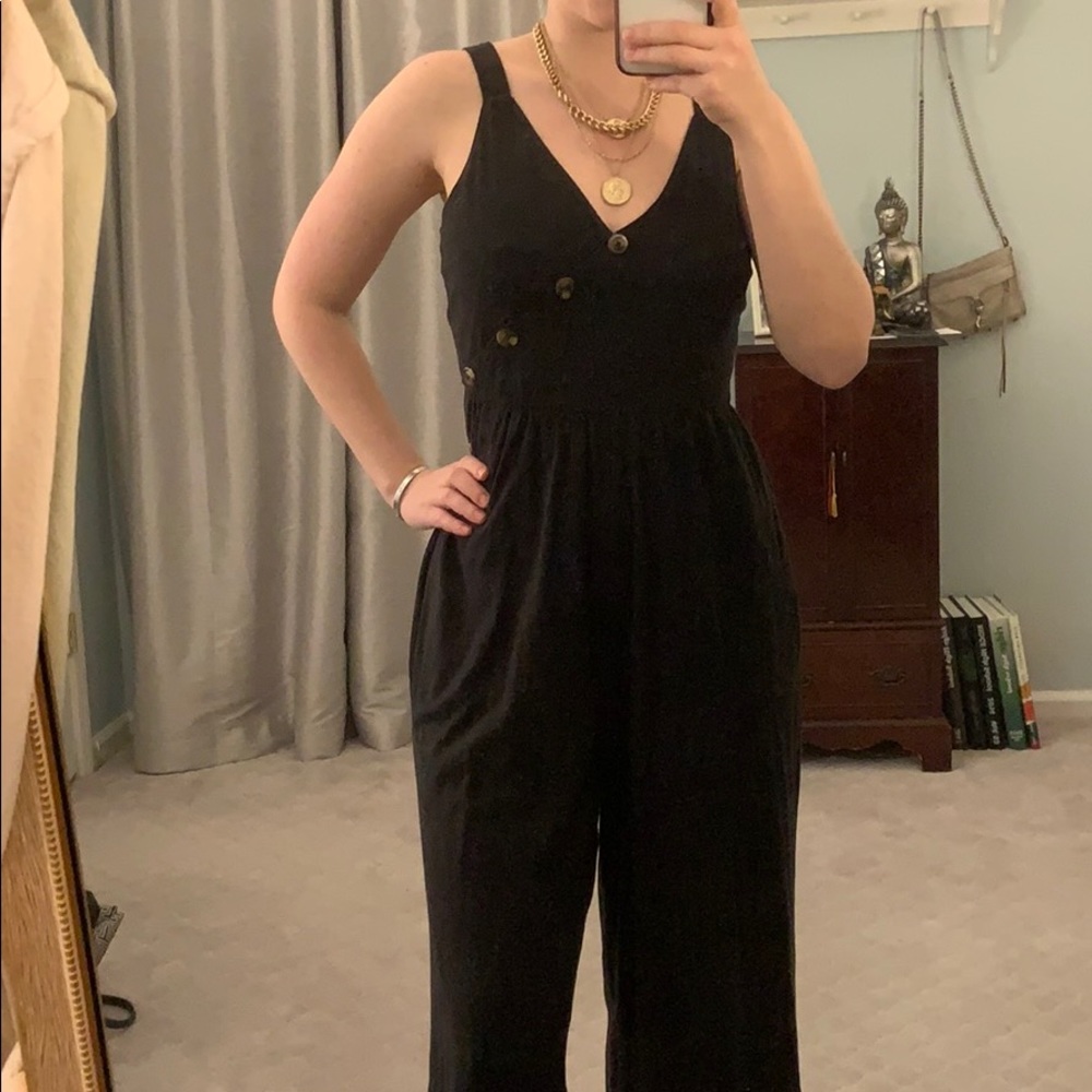 Small Black Boho Jumpsuit